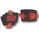 Display eliminacode 2 cifre nero