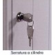 armadio spogliatoio metallico 70x35x180H cm